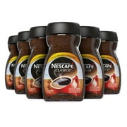Nescafé Clasico, Dark Roast Instant Coffee Jars, 7 oz 6 Count