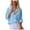 Light Blue, variant on Besolor Womens Button down Shirts Collared Long Sleeve Work Office Blouse Dressy Casual Solid Color Basic Tunic Tops