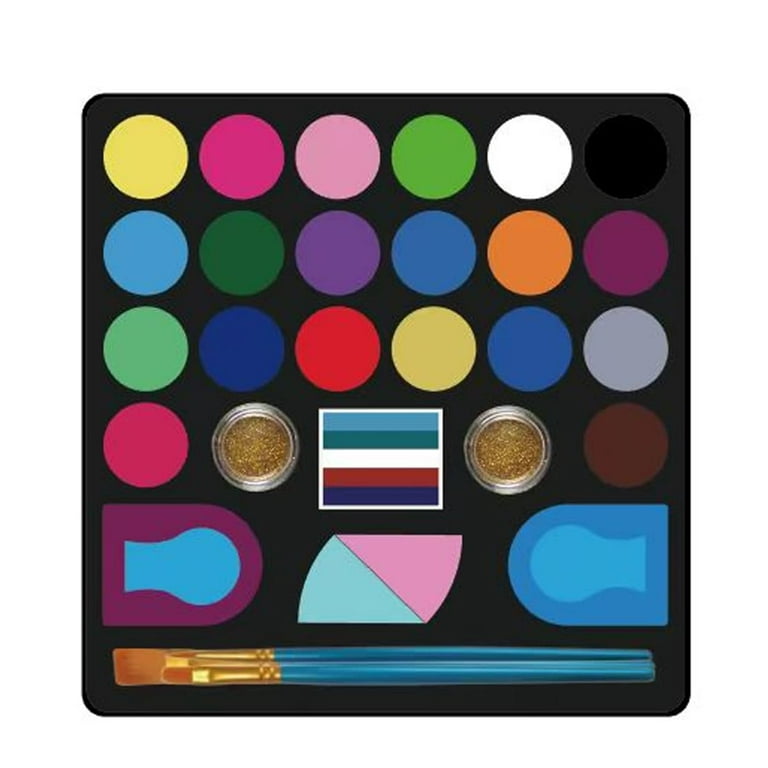 Maydear Oil Based Face Painting Kit, 20 Colors Professional Face Paint  Palette 