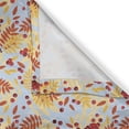 thumbnail image 5 of Ambesonne Rowan Grommet Curtain, Ripe Berries Dried Leaves, 50" x 108", Pale Blue Yellow Red, 5 of 6