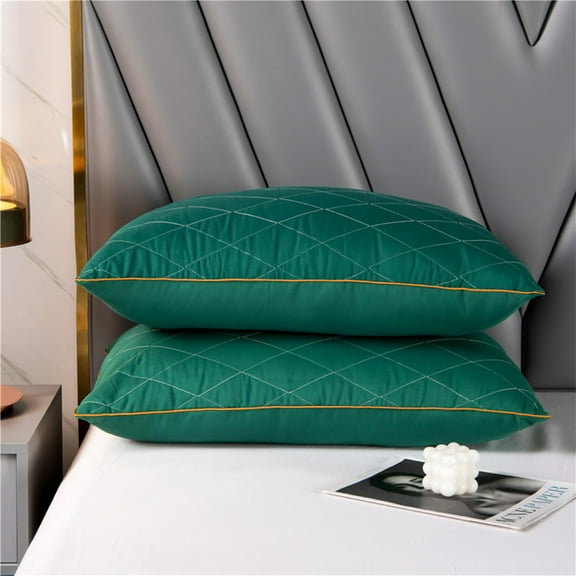 Skegnu Savings Pillows Hotel-grade Pillow Core Soft And Supportive Down Bed Pillow Suitable For Back Side And Stomach Sleepers Made Of Skin-friendly Cotton Fabric on Clearance