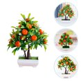 MANLINGDA Simulation Fruit Tree with Pot Desktop Fake Potted Fruit Tree