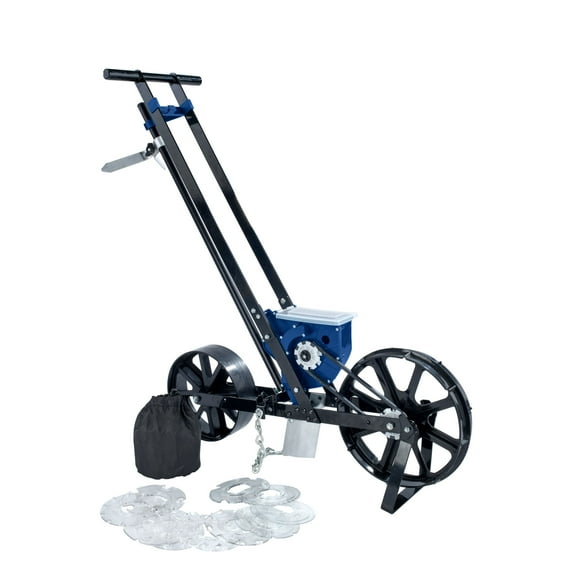 Charles Walters Equipment CWSRS Single Row Seeder for Sowing a Variety of Garden Seeds, Includes 10 Seed Plates
