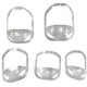 thumbnail image 1 of Herramientas Para Contornear La Barba, Plantilla De Afeitado De Barba Respetuosa Con La Piel De 5 Piezas, Varios Tamaños, Herramienta Para Dar Forma Al Bigote Monstrate CE003124-01, 1 of 7