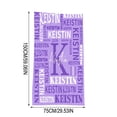 thumbnail image 3 of Microfiber Beach Towel Oversized Sand Free Quick Dry Absorbent Lightweight Travel Towel for Swimming Pool Camping Dark Blue Purple, 3 of 6