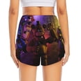 thumbnail image 2 of Lsque Five Nights At Freddy'S Printed Women's Running Shorts with Liner Pockets,Elastic Quick Dry Workout Athletic Gym Yoga Shorts,Womens High Waist Shorts-Small, 2 of 9