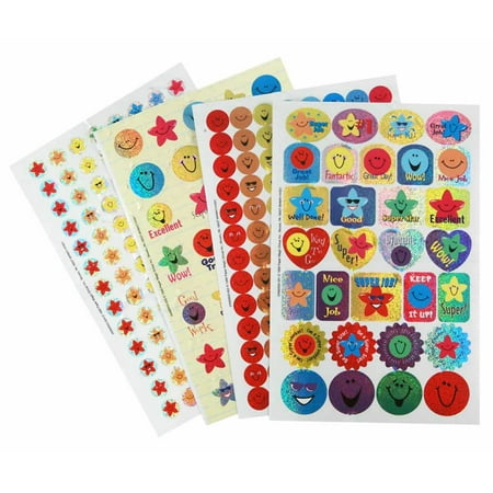 UPC: 0073168609408 | EU-609400 – Stars & Smiles Sparkle Sticker Book by Eureka