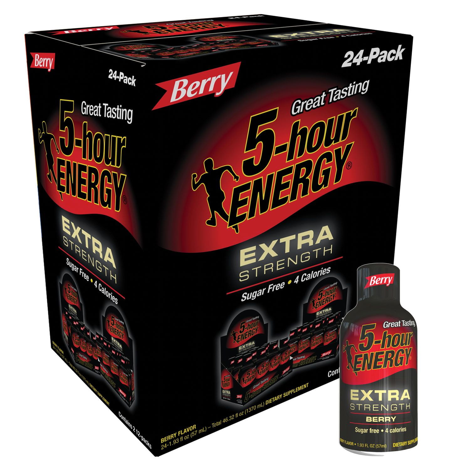 5Hour Energy Shot, Extra Strength Berry (1.93 oz. ea., 24 pk