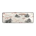 thumbnail image 6 of Ryvnso Mushroom Fern Leaves Berry Hallway Runner Rugs Floor Carpet Non Slip Entryway Mat 2' x 6', 6 of 7