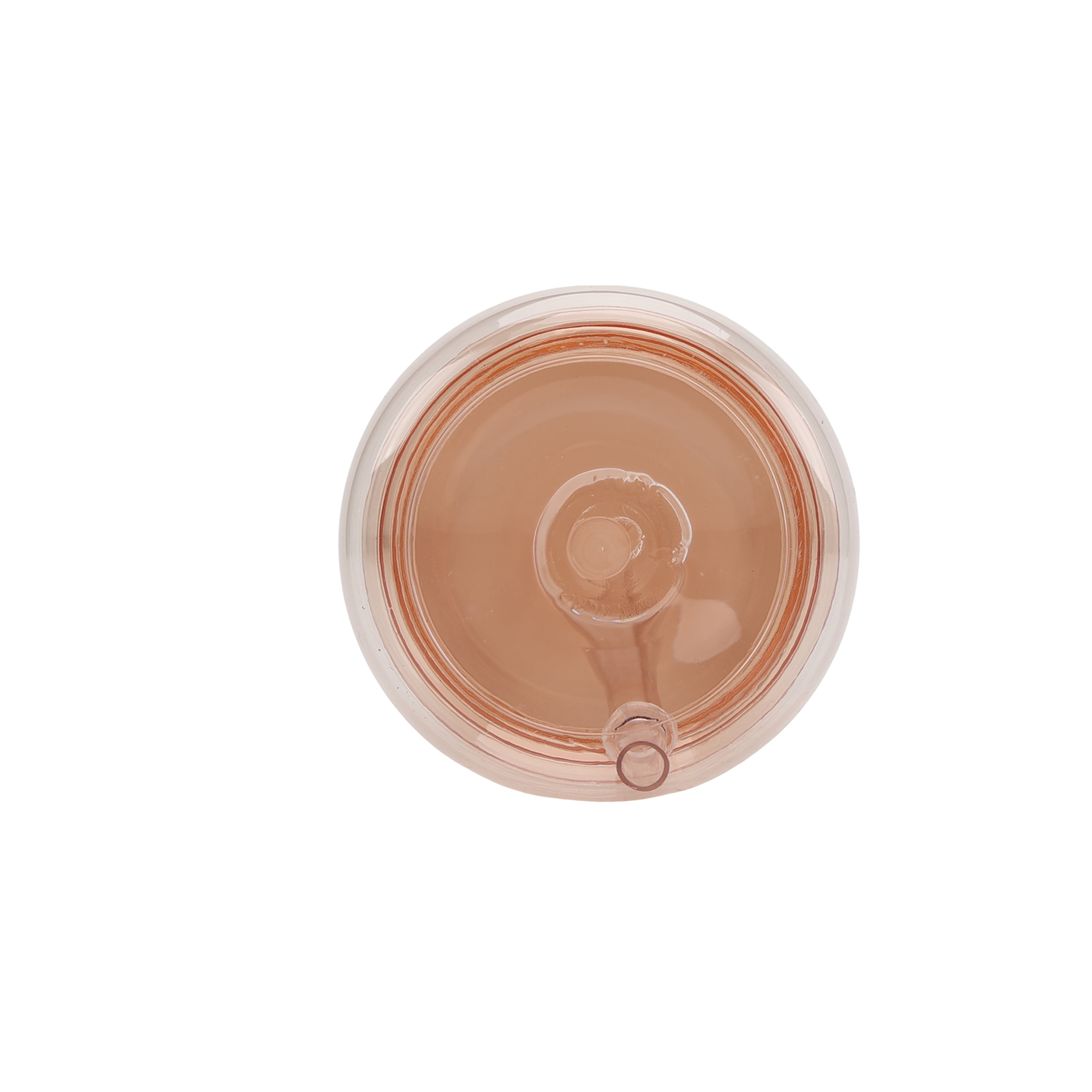 Just Feed Me by Jessie James Decker 4-Piece 18oz Bubble-Ribbed Tumbler with Straw, Pink