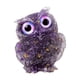 thumbnail image 4 of Estatua de búho, recuerdo, colección de animales, regalo, decoración de escritorio, mini figura de búho Violeta, 4 of 9