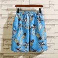 thumbnail image 4 of JAJAHO Hawaiian Beach Shorts Mens Summer Vacation Tropical Printed Loose Fit Drawstring Shorts Stylish Bottoms, 4 of 4