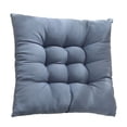thumbnail image 4 of Fmbmuo Breathable Seat Cushion Square Fade-Resistant Cloth for Office Chair, Non-Slip Gray Modern Chair Cushions 18"x 18", 4 of 5
