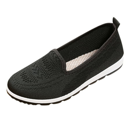 

nsendm Comfort Sandals for Women with Memory Foam Walking Shoes for Women Arch Support Slip On Foam Sandals for Women Black 8
