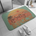 thumbnail image 4 of Salty Beach Doormat , Beach House Welcome Mat,Condo Doormat,Cute Beach Porch MatCoral Velvet Rug,Funny Doormat, Home Decor, Welcome Mat,Indoor Doormat,Front Back Door Mat 16”x24”, 4 of 7