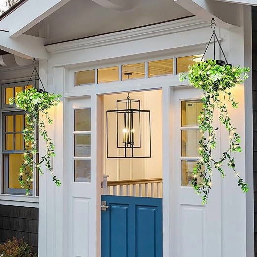 Solar Ivy Lights Outdoor - Waterproof Solar-Powered Fairy String Lights for Garden, Balcony, Patio & Event Decor, Easy Install & Energy Saving