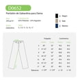 thumbnail image 3 of Pantalón de Gabardina para Dama 65% Poliéster y 35% Algodón, 3 of 3