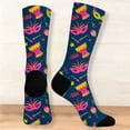 thumbnail image 6 of Sales Today Crew Socks for Women Under $2 GIJNRIUIUA Hot Pink Crew Socks Animal Knitted Cute Socks Mid Socks Calf Socks, 6 of 8