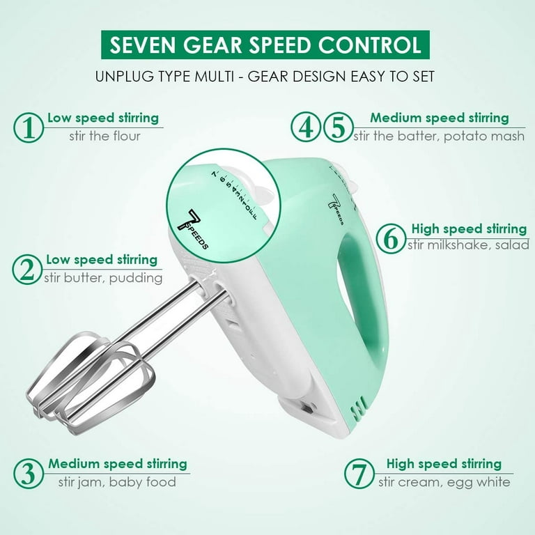SmartPower™ 7 Speed Electronic Hand Mixer