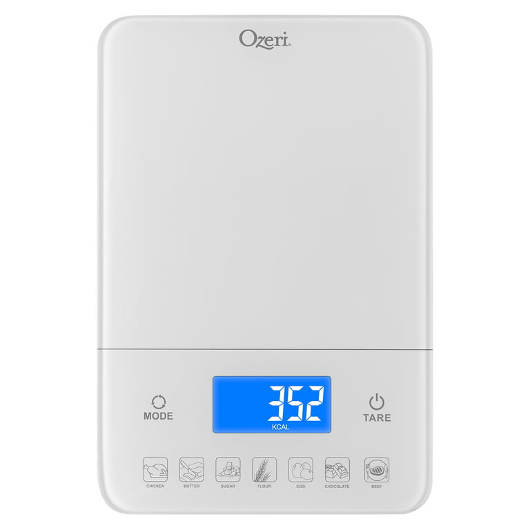  Ozeri Touch III 22 lbs (10 kg) Digital Kitchen Scale