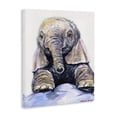 thumbnail image 2 of Stupell Industries Farmhouse Baby Elephant Small Trunk Adorable Safari Animal Canvas Art, 36 x 48, by George Dyachenko, 2 of 7