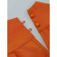 thumbnail image 2 of Womens 2025 Casual Short Summer Sleeveless Strappy Loose Flowy Beach Vacation Dress with Pockets Orange Color M, 2 of 4