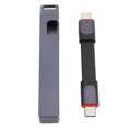 thumbnail image 1 of Cable Del USB 4.0, Varón De Carga Rápido Corto Plano Al Cable Masculino PD60W Del USB 4.0 Para El Ordenador Portátil, 1 of 7