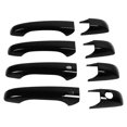 thumbnail image 1 of Reemplazo de cubierta decorativa para manija de puerta, color negro brillante, 8 Uds., para Jeep Patriot Grand Cherokee Durango, 1 of 12