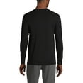 thumbnail image 2 of Lands' End Men's Tall Knit Rib Pajama Henley, 2 of 3