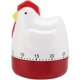 thumbnail image 5 of Temporizador de Pollo, Reloj Despertador Mecánico de Cocina, Diseño Encantador de Gallina, Material ABS, Temporizador para Decoración del Hogar, 5 of 5