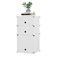 thumbnail image 1 of Buró plástico de tres Niveles UTILISIMO mueble Modular 3 Niveles Blanco, 1 of 5