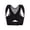 Black, variant on Xijirk Women Push Up Bra Triple Hook Full Coverage Underwire Casual Lingerie,M