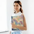 thumbnail image 6 of Beautiful Unicorn 3 Ring Hardcover Binders 1.5in Round Rings for Letter-Size Folder Paper Organizer Pockets for Office Student Recipe, 6 of 9