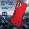 thumbnail image 4 of LAICAIW for Motorola Moto G Stylus 5G Case 2022 with Screen Protector,Slim Fit Bumper Heavy Duty Dual Layer Rugged Shockproof Armor Defender Back Cover Protective Phone Case for Moto G Stylus 5G 202, 4 of 7
