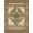 Olive Green Brown Cream, Pattern 2, variant on ODIKA Vintage Fish Bass Fishing Lake Distressed Border Stars Stripes for Hallway, Study Room, Playroom, Non-Slip Low Profile