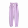 thumbnail image 1 of hirigin Women Harem Pants Casual Solid Color Trousers with Drawstring Pocket, 1 of 9