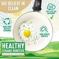 thumbnail image 2 of GreenLife Soft Grip 16pc Ceramic Non-Stick Cookware Set, Black - CC001021-001, 2 of 5