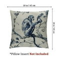 thumbnail image 4 of Acheng Chinoiserie Pillow Covers Set of 2,Chinoiserie Flower and Animal Pillow Covers Outdoor Decorative Pillow Covers for Couch Bed Sofa Cushion Farmhouse Pillowcases Set of 2 White 22x22in, 4 of 7