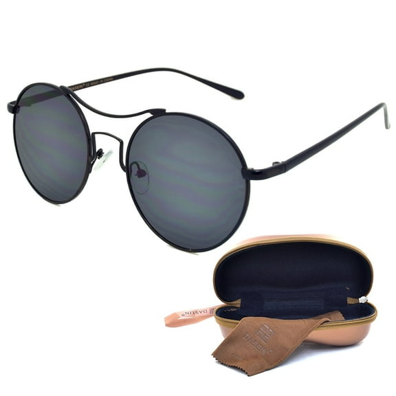 Unisex Classic Metal Sunglasses Polarized Color Lens Aviator Glasses