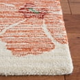 thumbnail image 4 of SAFAVIEH Jardin Anson Floral Wool Area Rug, Ivory/Red, 8' x 10', 4 of 9