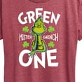 thumbnail image 3 of The Grinch - Green One - Women's Short Sleeve Graphic T-Shirt, 3 of 5