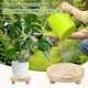 thumbnail image 4 of Uxcell 1-Pack Soportes para Plantas para Macetas Interiores, Bandeja Redonda de Madera de 15.2 cm/6 Pulgadas para Cocina/Baño/Decoración/Jabón [Color de Fuego Ligero], 4 of 6