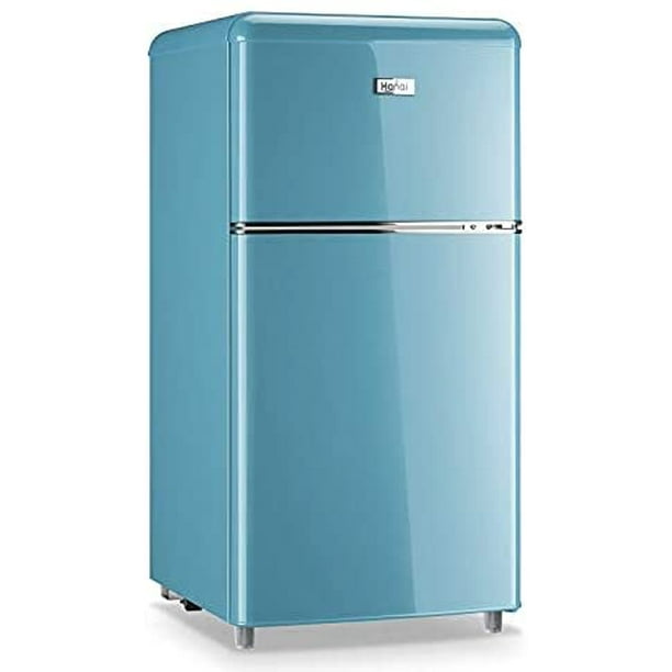 Compact Refrigerator Mini Fridge with Freezer, 3.2 Cubic Feet Retro ...