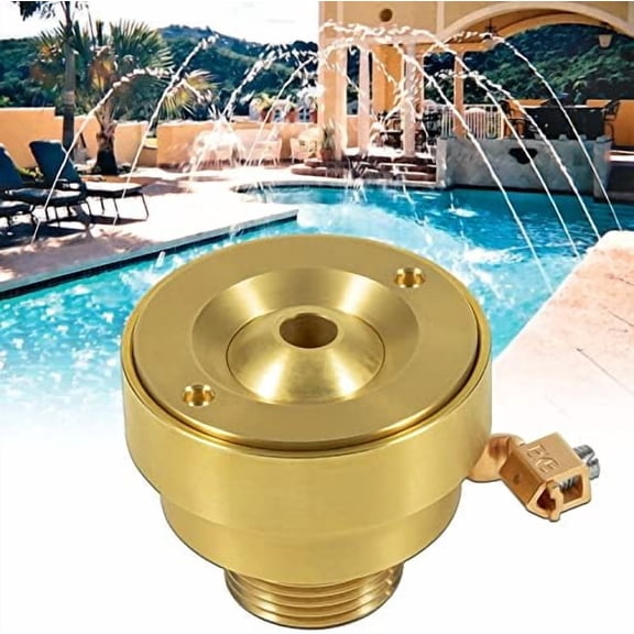 Swimming Pool Spa Brass Deck Jet Fountain Crown Nozzle w/Ground Lug$$Garden & Patio