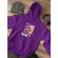 thumbnail image 3 of Cheerful Devil Techno Style Hoodie Men -Image by Shutterstock, Male Large, 3 of 4