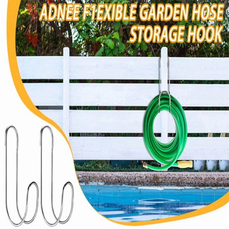 2 * Water Hose Storage-Silver