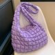 thumbnail image 4 of Bolso bandolera para mujer Bolso en la nube Gran capacidad Viaje Camping (Púrpura), 4 of 8