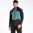 thumbnail image 2 of Dare 2B - Sudadera con Cremallera Revive II para Hombre (Verde Helecho, Negro), 2 of 4