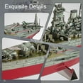 thumbnail image 5 of Piececool 3D Metal Puzzles, Musashi Battleship Model Kits DIY Assembly Building Toys, Great Christmas Birthday Gifts for Kids, 5 of 6