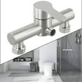 Stainless Steel Shower Faucet Hot And Cold Water Mixer Wall Mounted